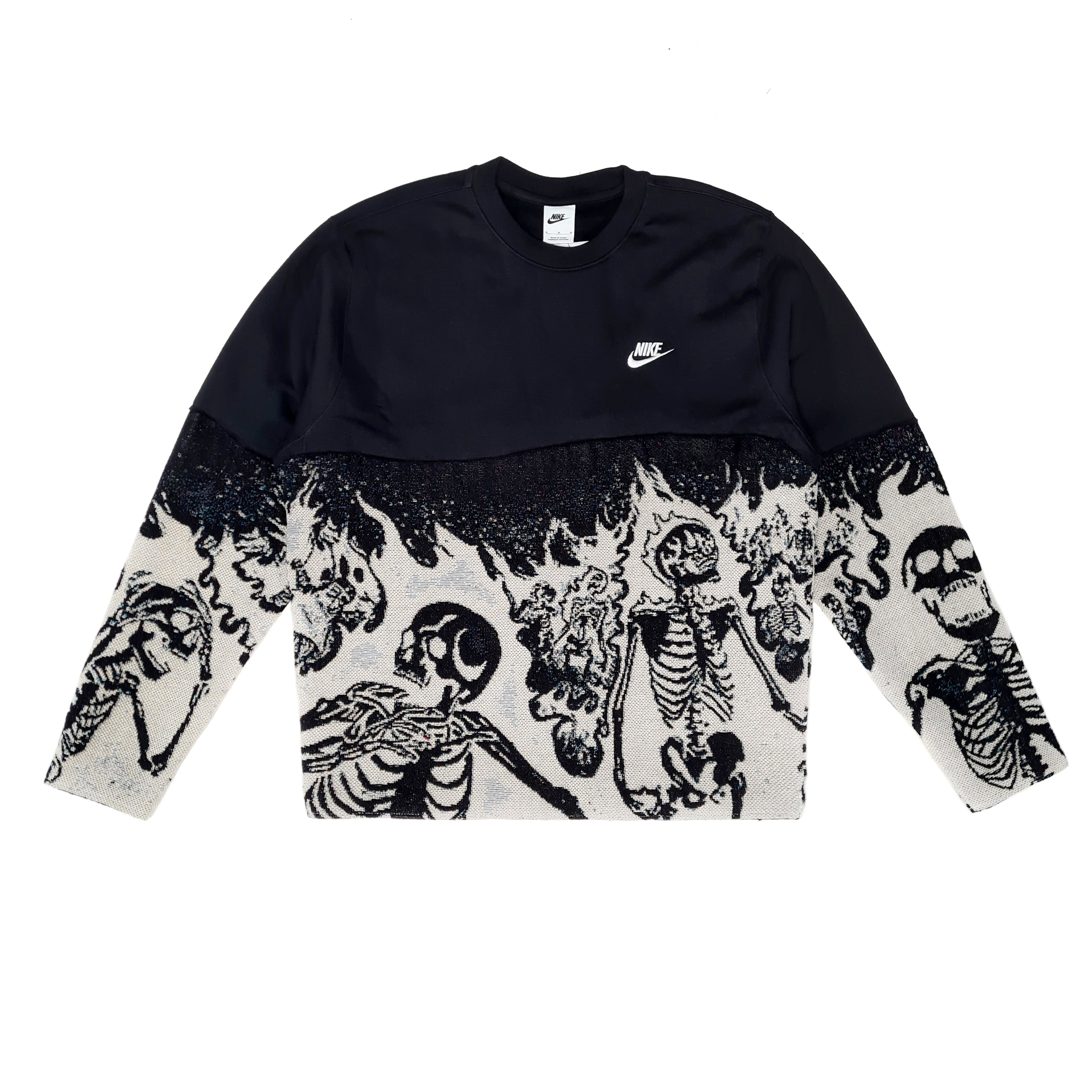 "Skeleton Flame" Outfit Nike Crewneck + Jogging