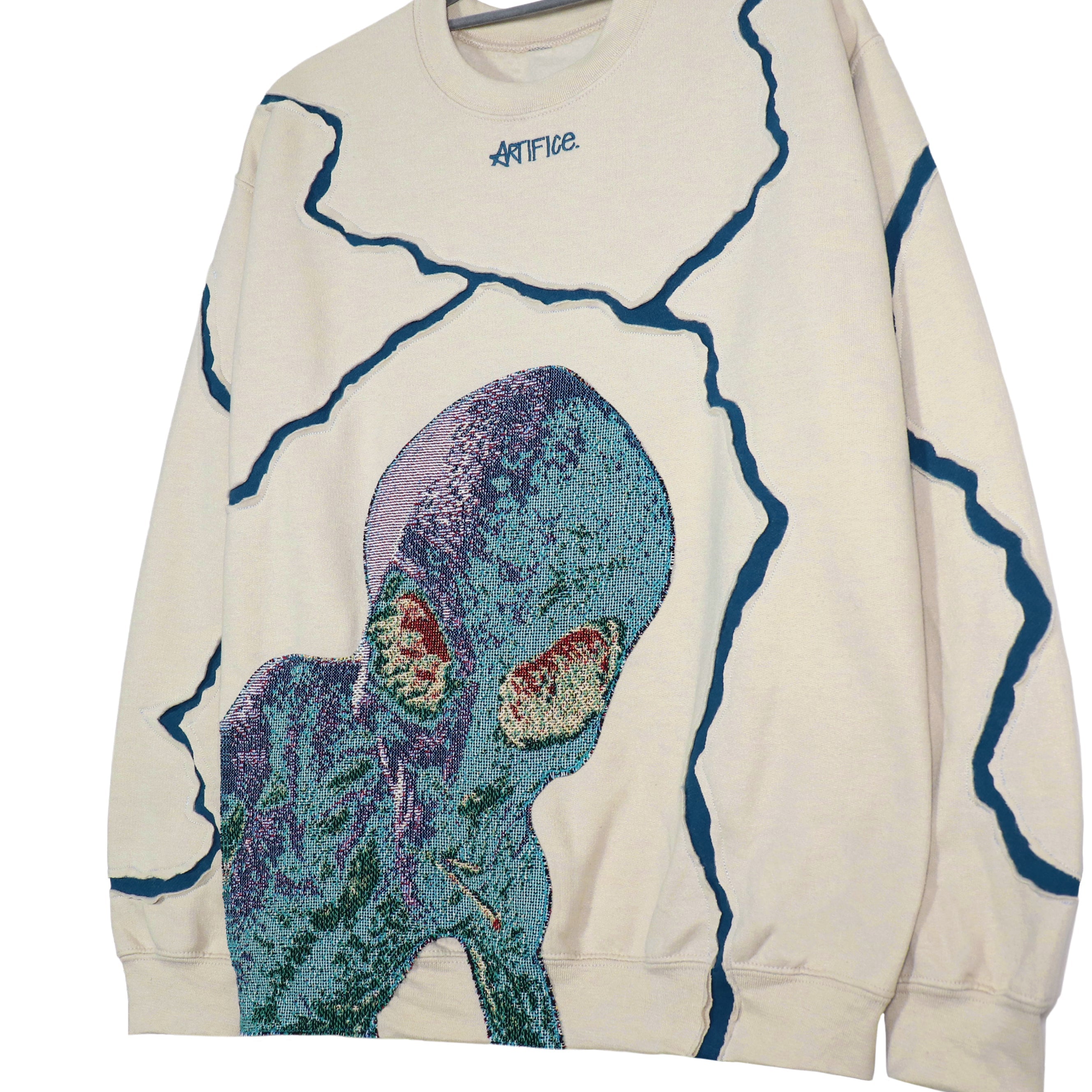 'Alien Explosion' Artifice. Crewneck 1 of 1 (M)