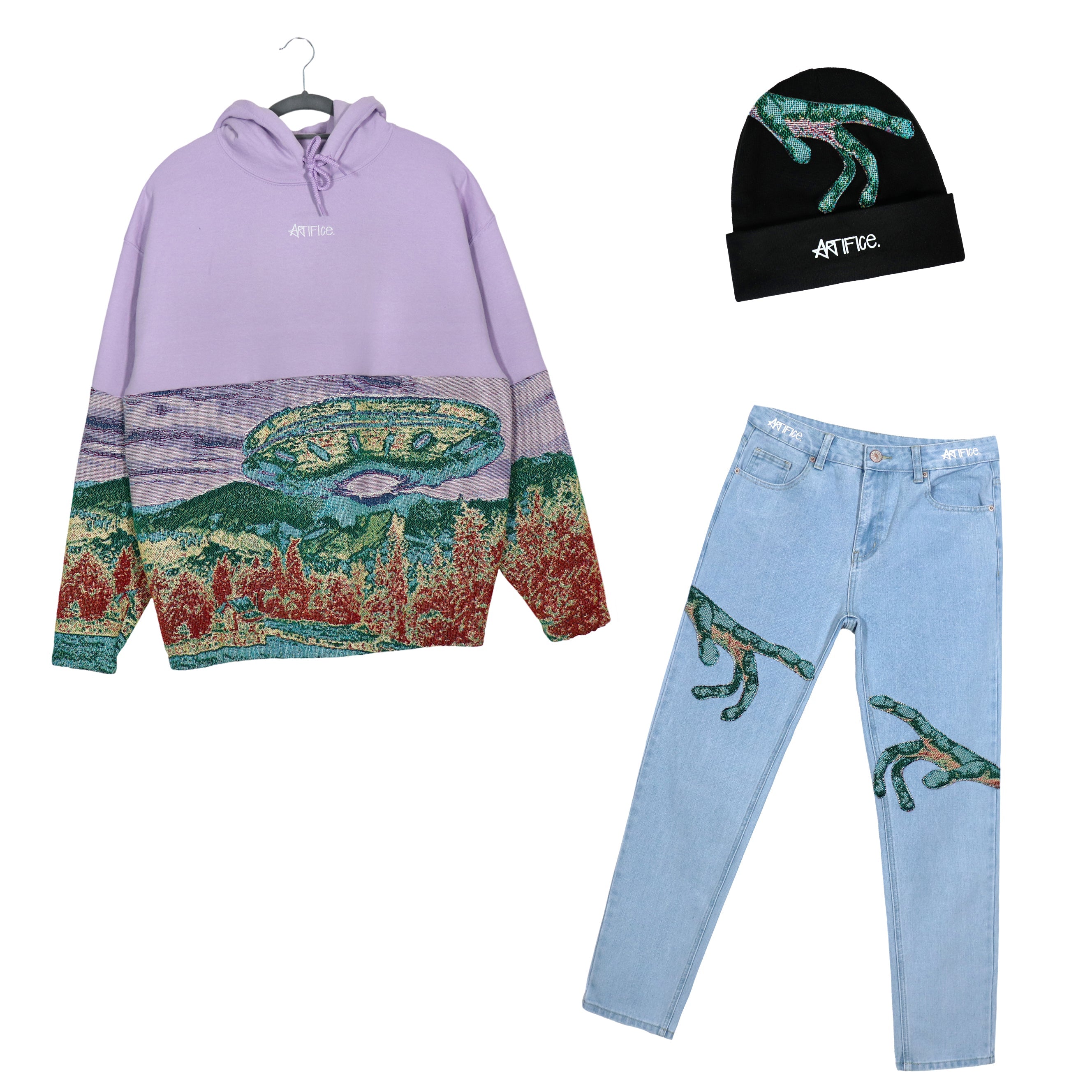 'Alien hand' Artifice. Beanie